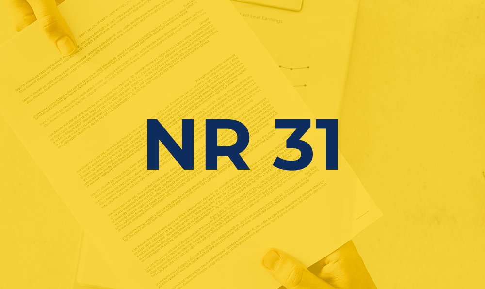 NR 31. Segurança e Saúde no Trabalho na Agricultura, Pecuária.